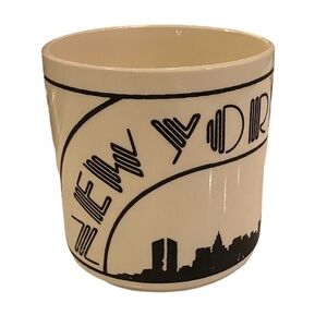 Vintage New York City Skyline Ceramic Mug designed by Joy Nagy, Copyright 1978